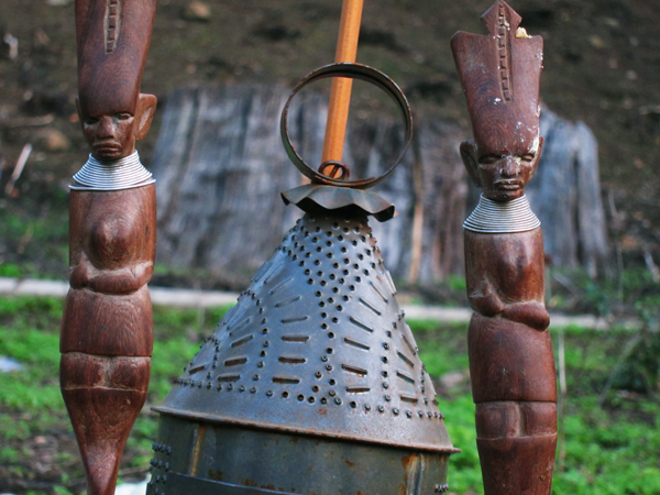 Guardians of the Center African Statues