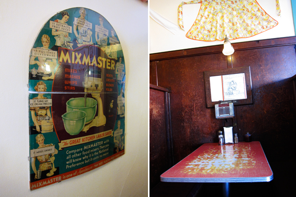 Mama's Royal Cafe Booth & Mixmaster Poster mama's royal cafe, mixmaster vintage advertisement