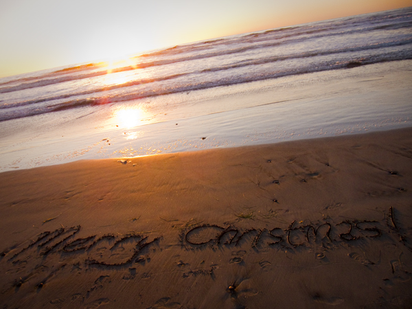 san diego, merry christmas, beach sunset
