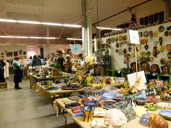 Pottery Studio at Creative Growth Holiday Sale at Creative Growth