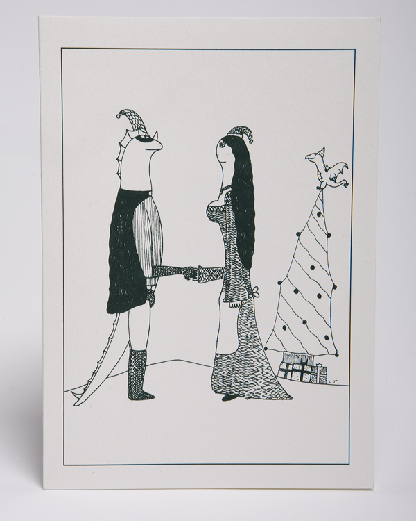 Christmas Card by Creative Growth artist Lolita Triplette christmas card