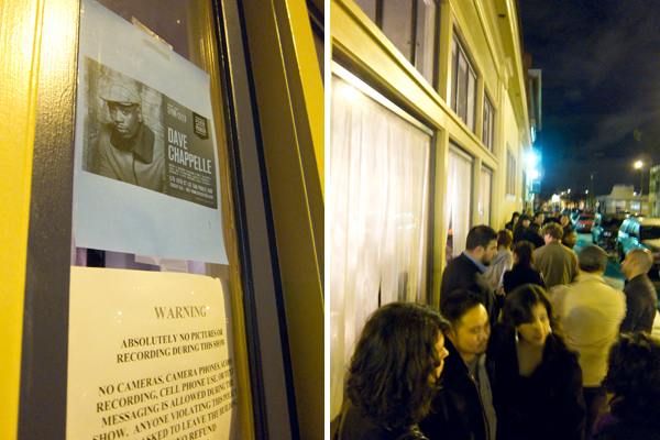 waiting in line, dave chappelle, new parish