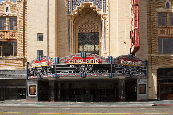 Fox Oakland Theater Marquee art deco theater marquee, fox oakland marquee