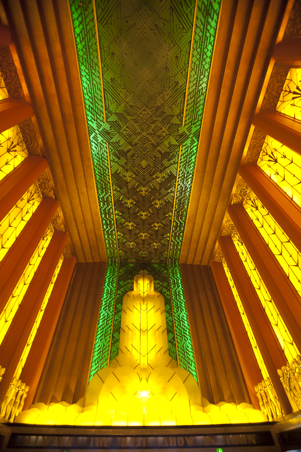 art deco lighting, art deco redwood forest, paramount oakland lobby
