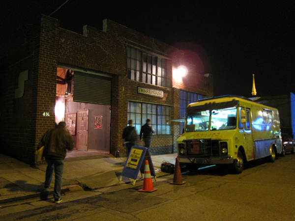 oakland art murmur, liba falafel truck, 26th street oakland