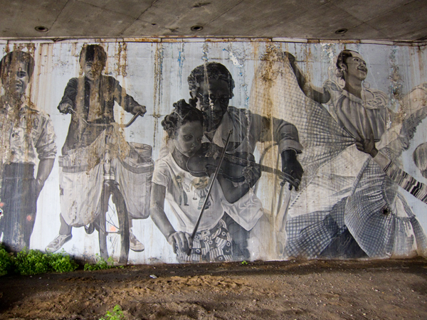 oakland residents mural art, oakland residents portraits san pablo