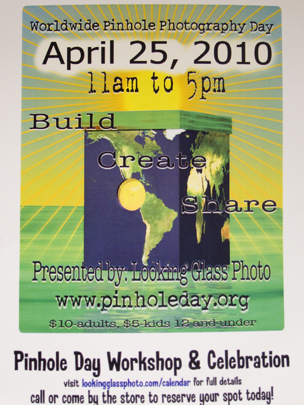 looking glass photo, pinhole day workshop, worldwide pinhole photo day