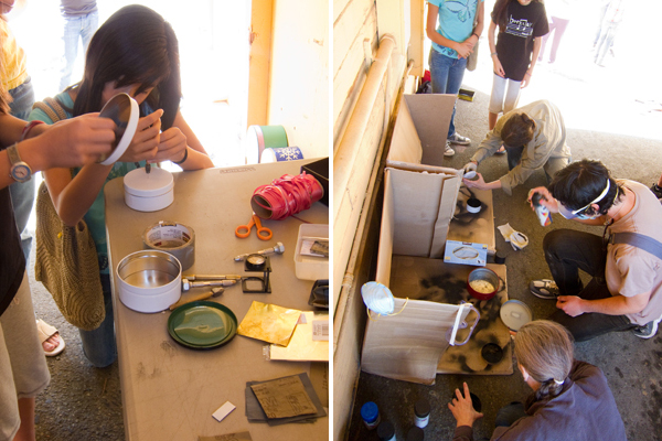 pinhole camera workshop, looking glass photo