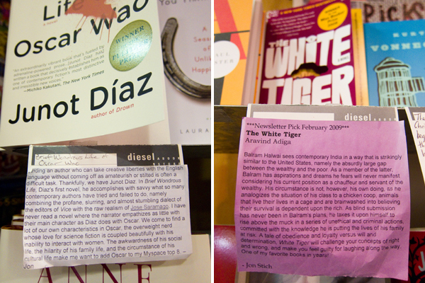 Staff Recommendations at Diesel diesel books, diesel bookstore oakland, staff picks