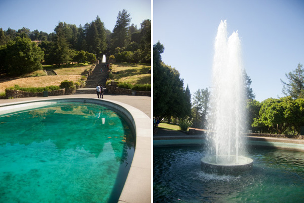 Fountain & Pool at Woodminster joaquin miller park, cascades, east bay outdoor amphitheater