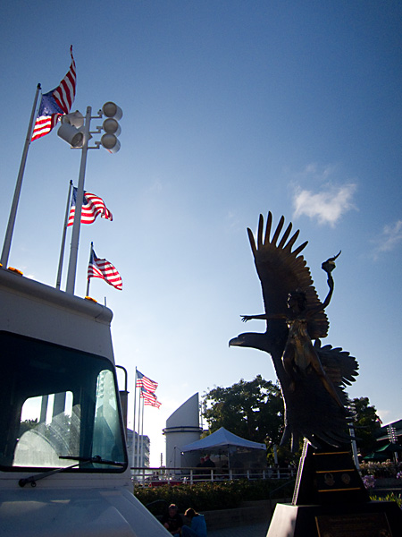 cheemah, mother of spirit-fire, eagle sculpture