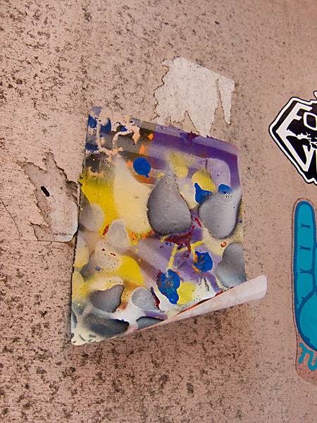 hand painted stickers, USPS stickers, east bay sticker art