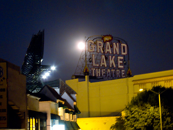 Moon Over Grand Lake full moon over grand lake theater