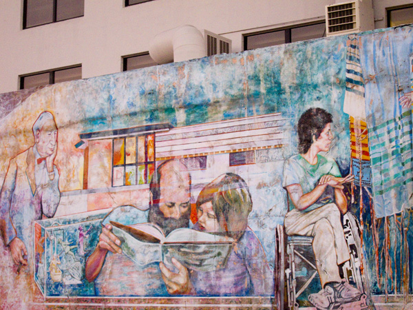 multicultural murals, downtown oakland murals, keith sklar
