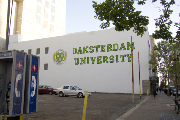 oaksterdam, oakland pot school, new mural for uptown