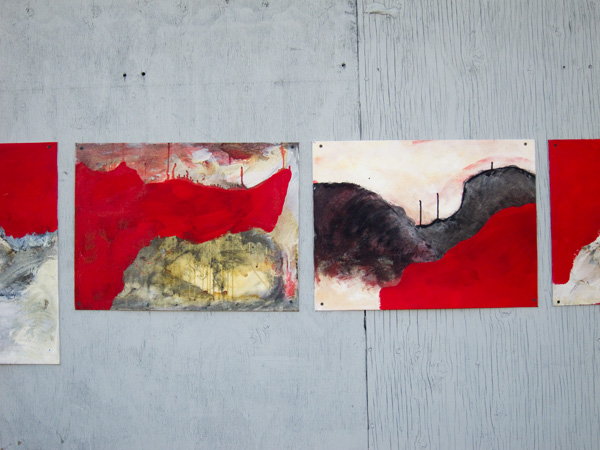 san pablo paintings, guerilla art installation, oakland public art