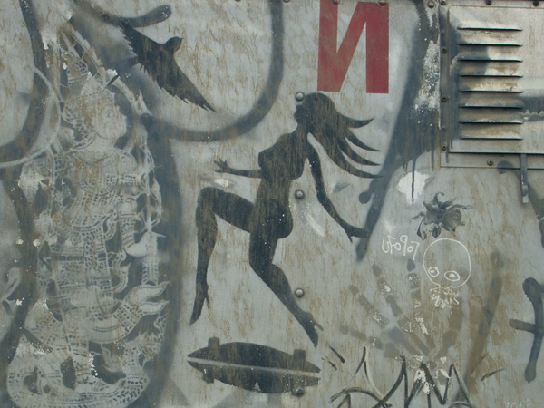 Stencil Truck, truck with stencils, graffiti stencils