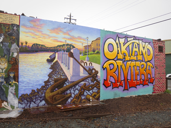 jingletown murals, oakland murals, alameda waterfront mural