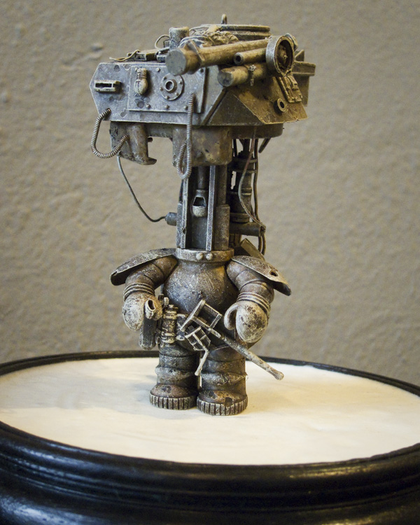 Lily Black, custom figurines, "Art Sucks. I Quit"