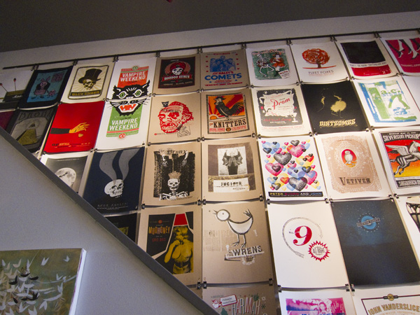 Lil Tuffy at Kuhl Frames Lil Tuffy, hand-screened posters, silk screened posters, lil tuffy posters