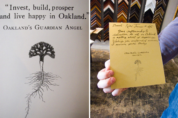 Oakland's Guardian Angel guardian angel of oakland, oakland guardian angel notes