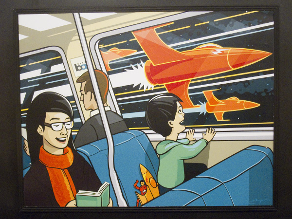 Josh Ellingson, BART animated ads, BART art posters