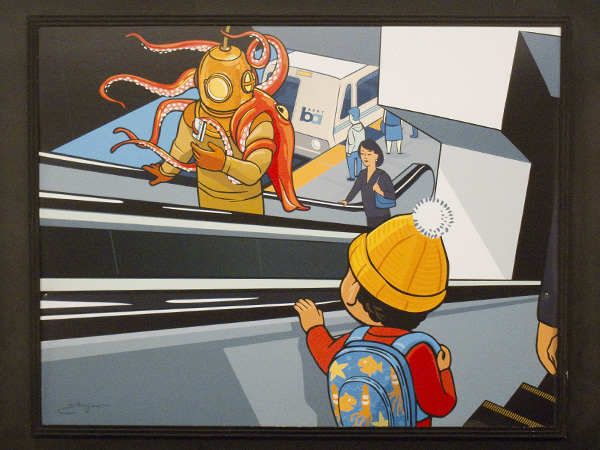 Josh Ellingson, BART poster series, BART art poster ads