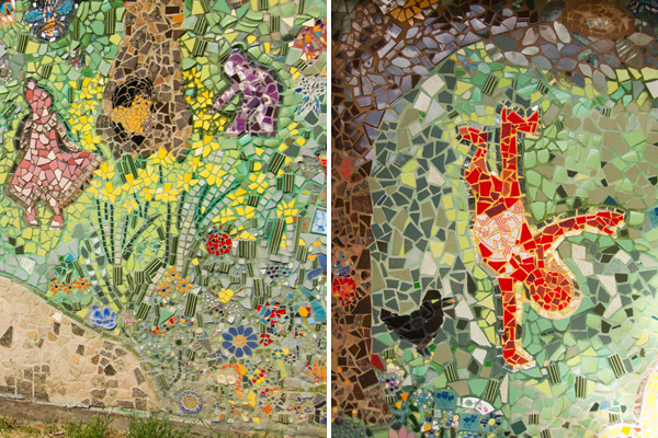 community mosaics oakland, maxwell park, nancy karigaca, friends of maxwell park