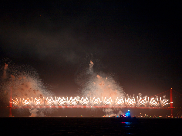 Golden Gate Bridge Fireworks golden gate bridge anniversary 2012, golden gate bridge, bridge fireworks 75th anniversary