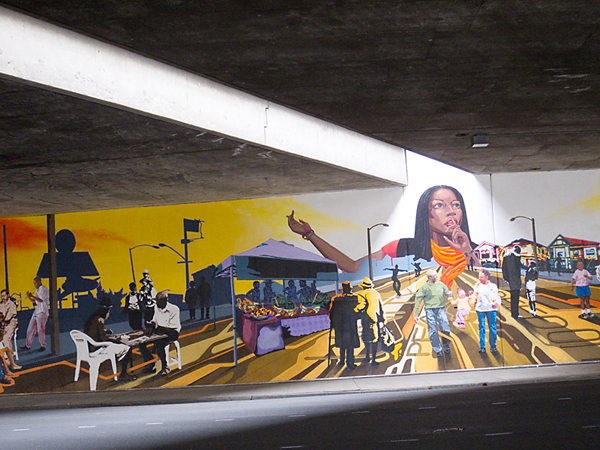 AHC mural, west oakland mural, san pablo mural, super heroes mural