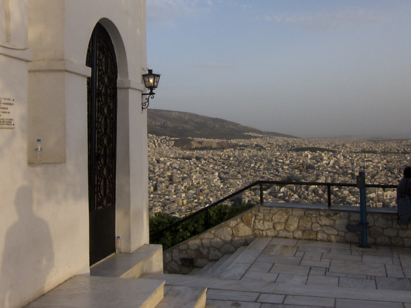 view from Lycabettus hill